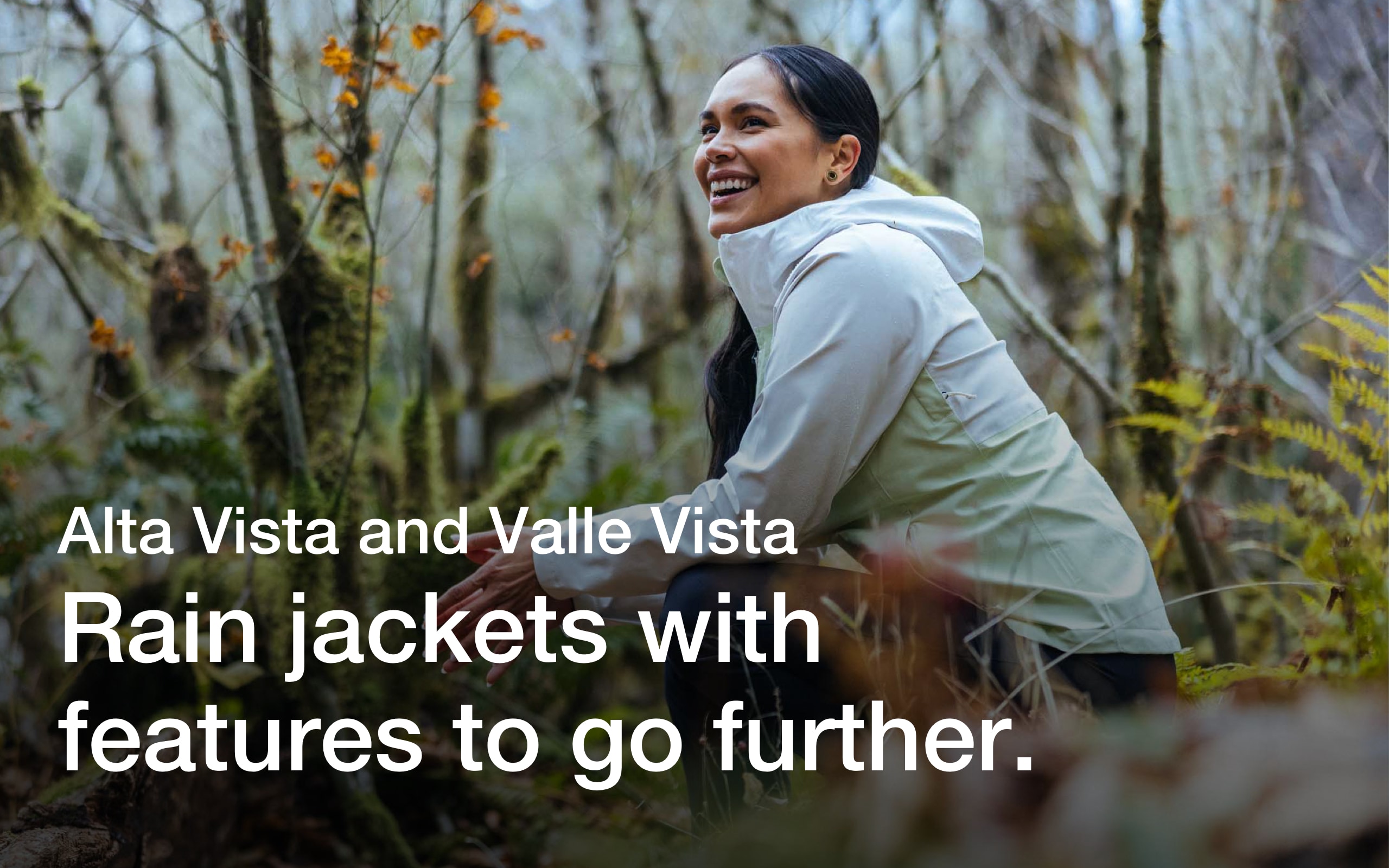 Experience new rain jackets from The North Face.