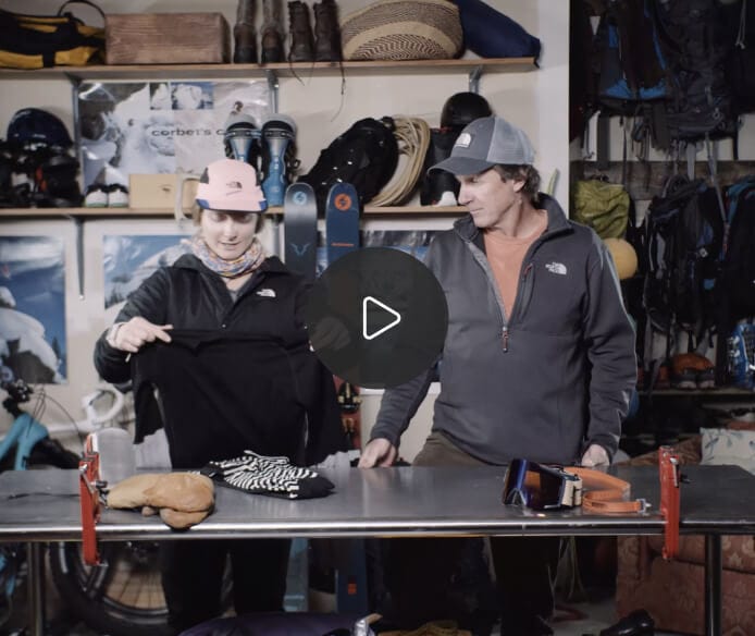 Video of The North Face athletes Jim Zellers and Caite Zeliff