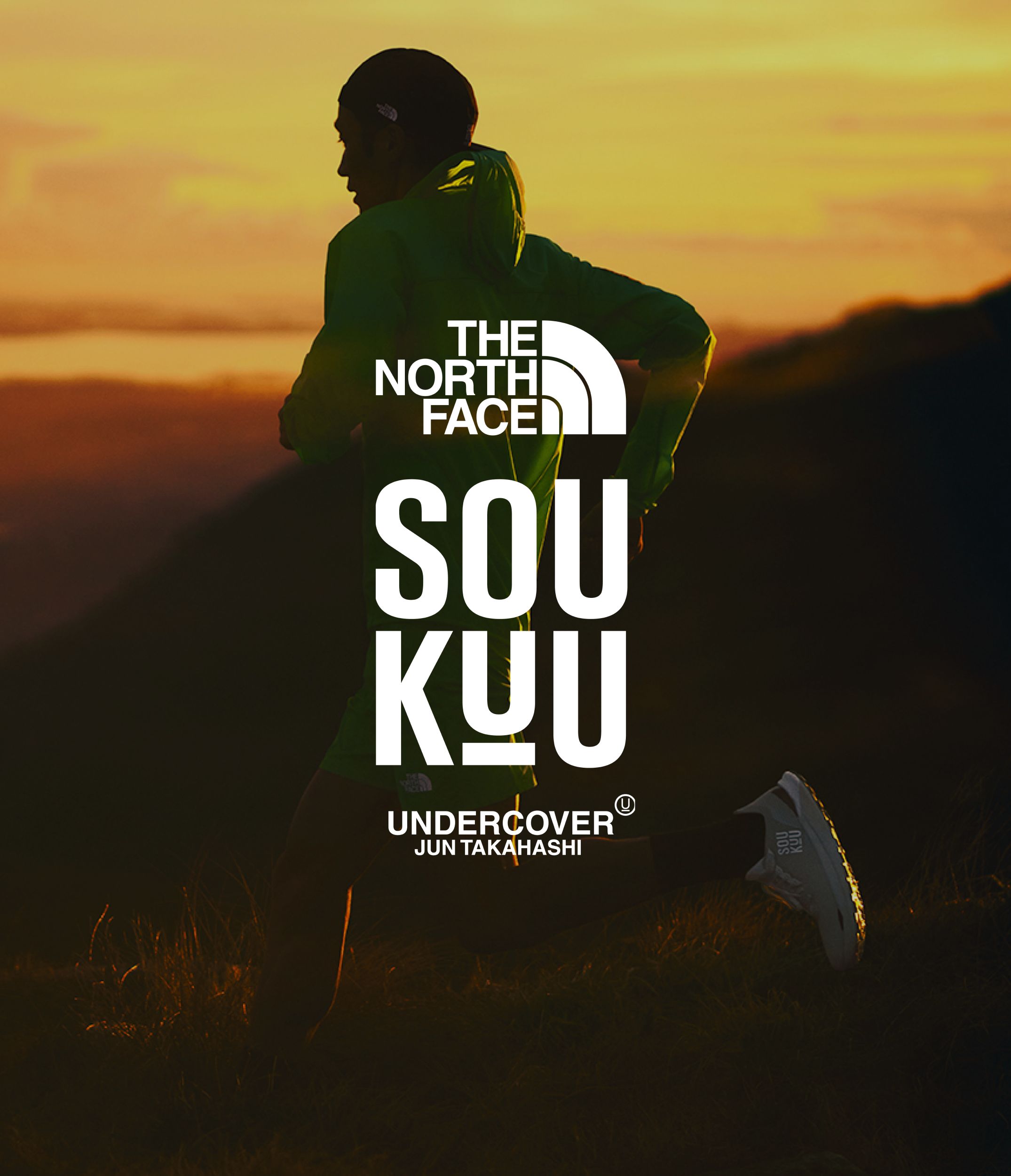 The North Face Athlete Shen Jiasheng wearing pieces from the SOUKUU collection.